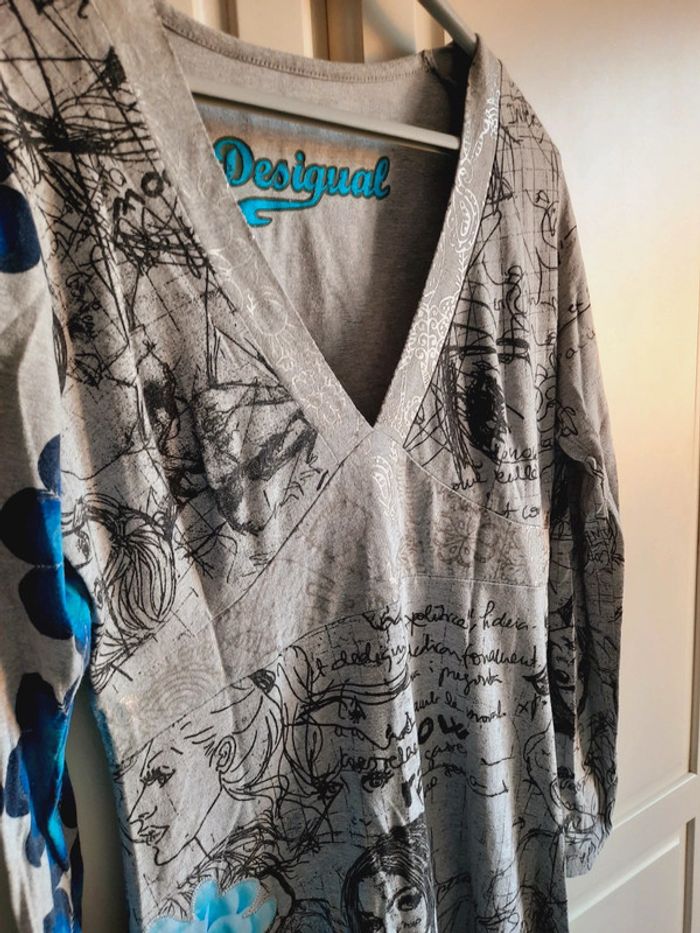 Robe Desigual grise 42 - photo numéro 2