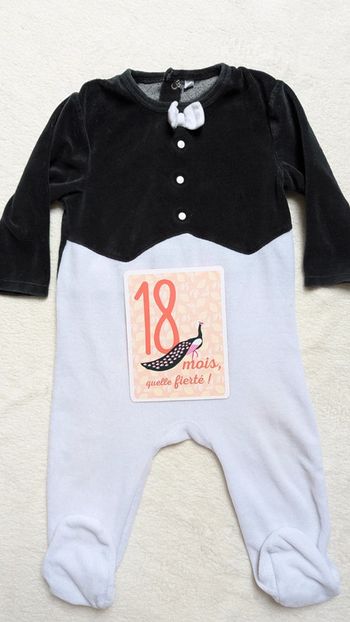 Pyjama velours 18 mois