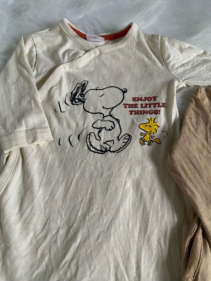 Lot de 2 pyjamas snoopy - photo numéro 3