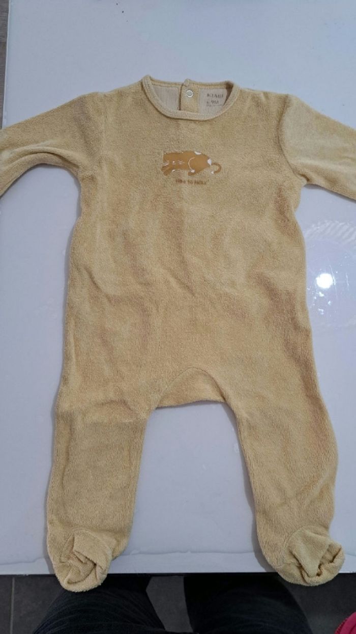 Pyjama dors bien jaune