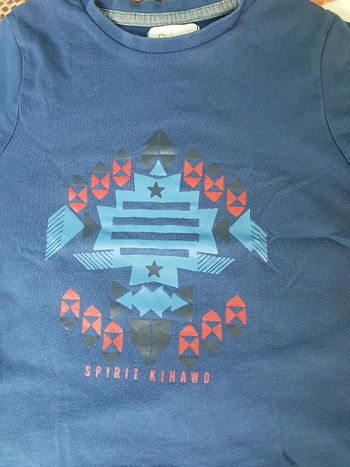 Tee shirt manche courte style indien 4 ans