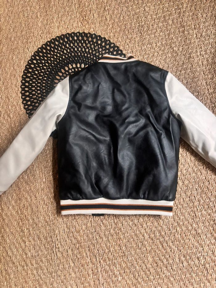 Bombers noir blanc camel - photo numéro 3