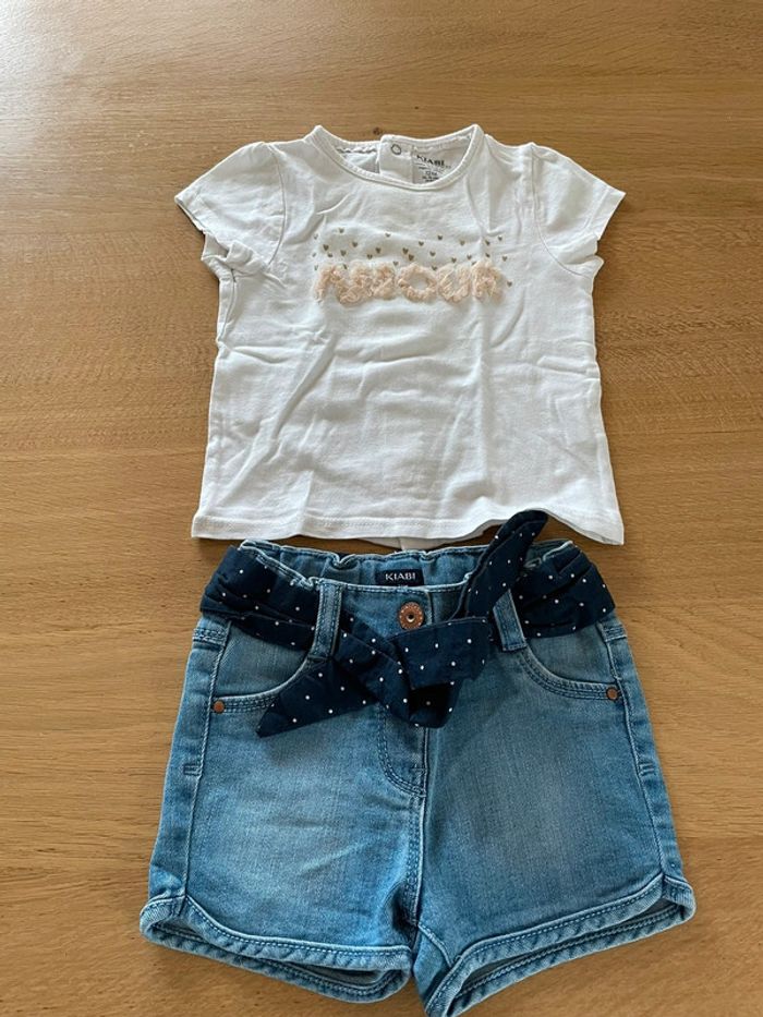 Ensemble short tee shirt