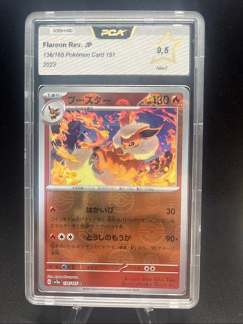 Carte Pokémon Flareon 136/165 PCA 9,5