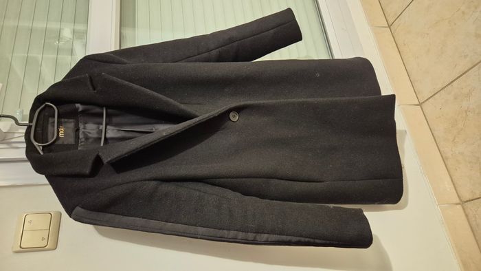 Manteau Maje laine noire - photo numéro 8