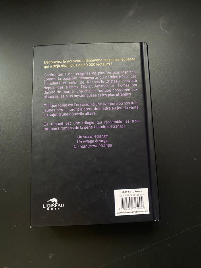 Livre histoire étrange - photo numéro 2