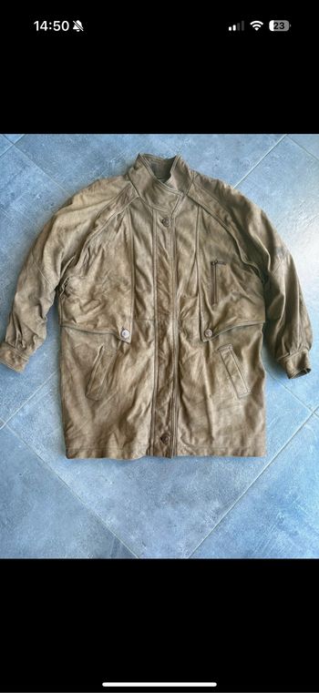 Veste cuir véritable