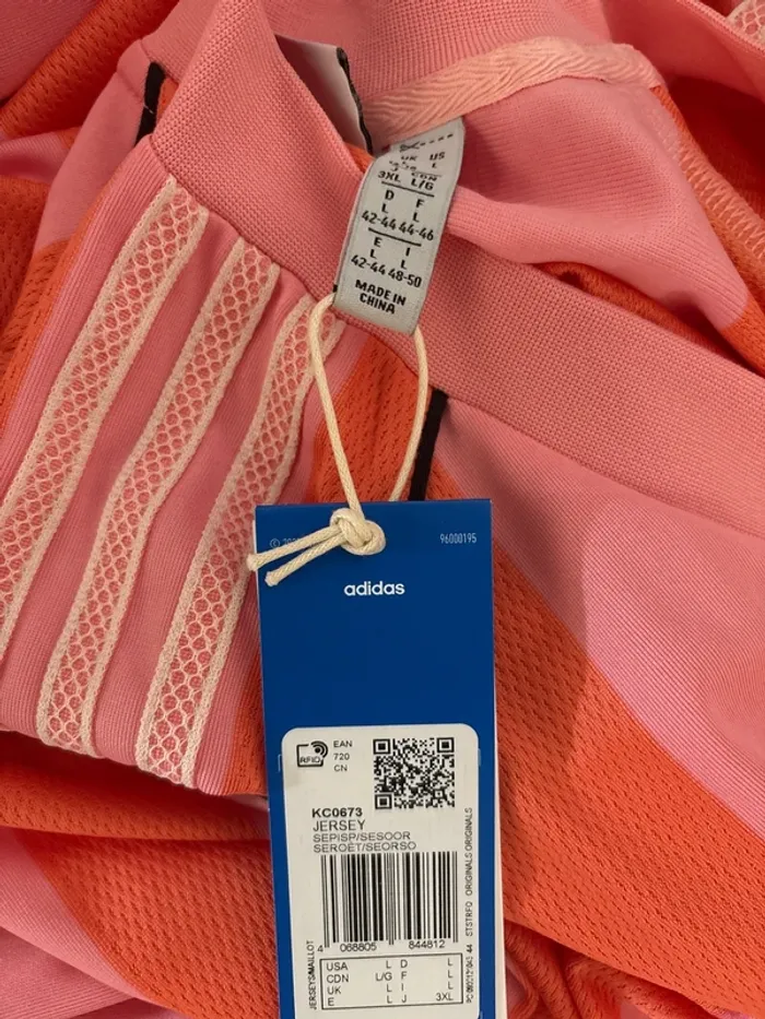 Teeshirt Adidas pink spark / orange taille L - photo numéro 5