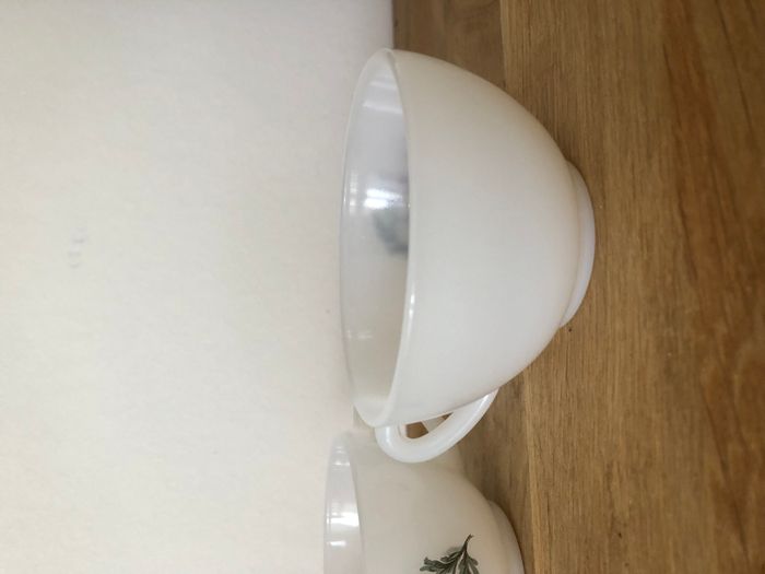 Vintage lot de deux tasses Arcopal Marguerites - photo numéro 3