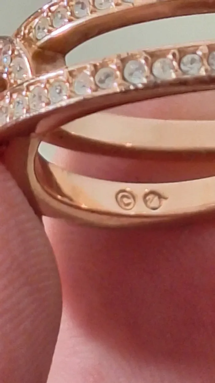 💥 Bague triple en or rose 💥 - photo numéro 5