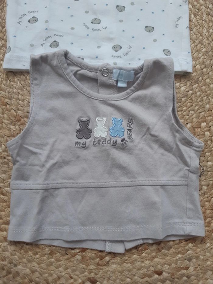 Lot de 2 hauts Tex 3 mois - photo numéro 2
