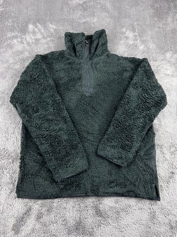 Pull Polaire avec zip col camionneur Chaps Noir Col Zippé – Taille S – Style Ralph Lauren