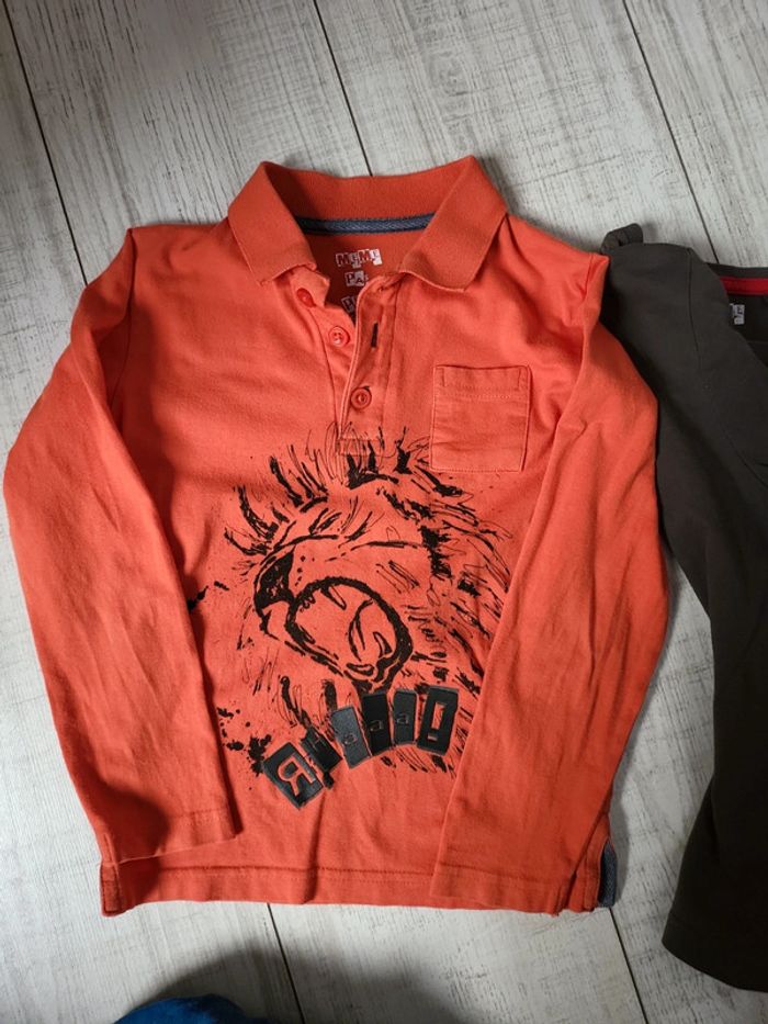 Lot 4 t-shirts manches longues garçon 6 ans très bon état - photo numéro 9