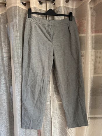 Pantalon de costume gris clair taille 38 | Pimkie