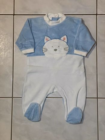 Pyjama velours 3 mois