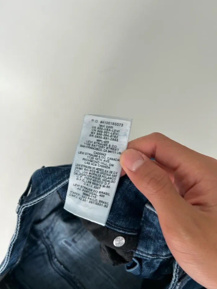 Jean Levi's Femme Bleu Marine W27 4M | Mid Rise Skinny | Taille FR36 | Très Bon État NJ374 - photo numéro 6