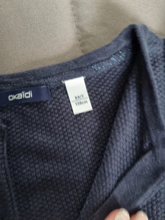 Gilet bleu marine 8 ans Okaidi - photo numéro 4