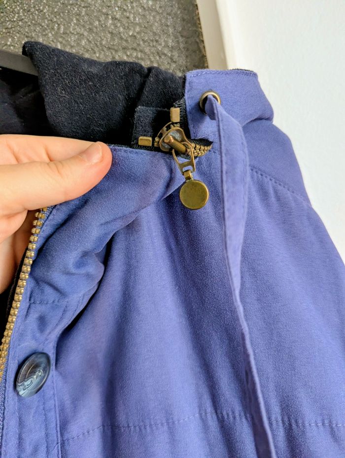 Parka violet vintage hiver taille L 40 - photo numéro 3