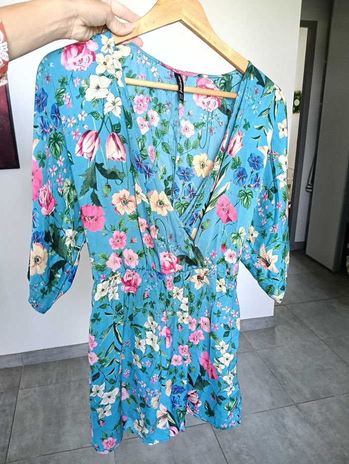 Combishort léger fleuri, Stradivarius, taille S. - photo numéro 8