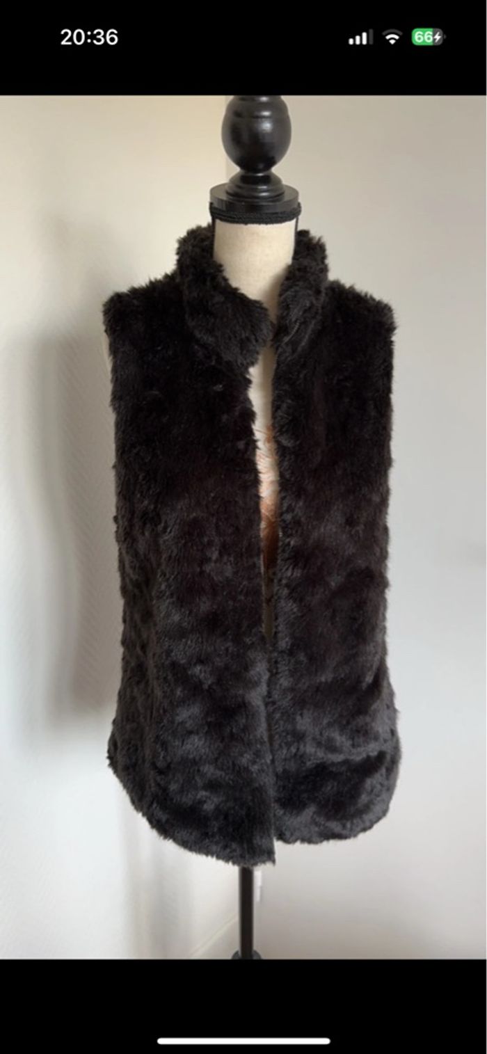 Veste sans manche noir taille XS/34 - photo numéro 3