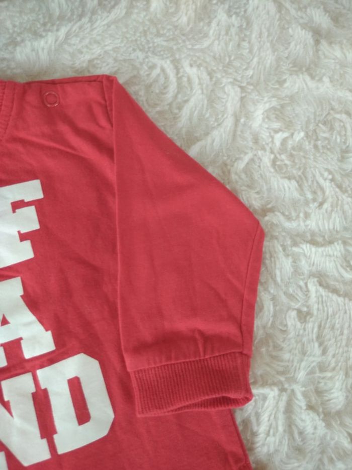 Tee shirt chemise manches longues Garçon 6 mois 1 of a kind Zeeman 100% coton - photo numéro 5