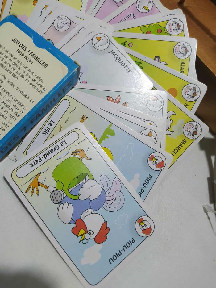 Jeux des 7 familles, animaux de la ferme - photo numéro 3