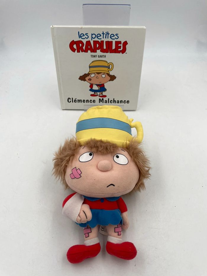 Livre + peluche les petites crapules clémence malchance