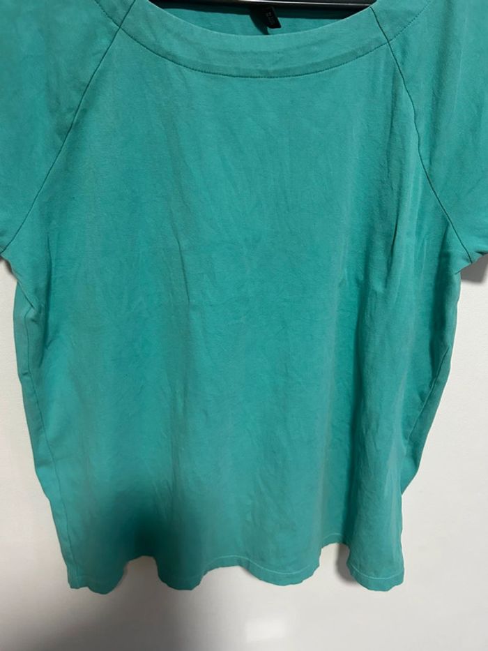 Jolie blouse vert/bleu manches courtes • Ralph Lauren • Taille XL - photo numéro 3