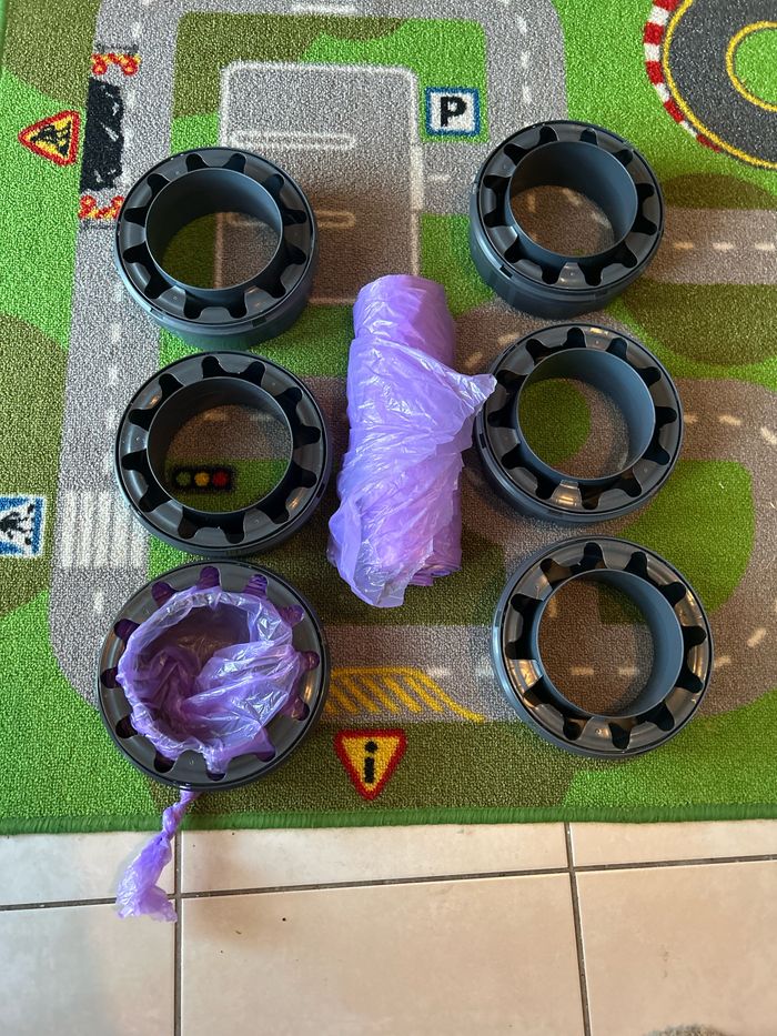 Poubelle à couche et disques de recharges avec sac - photo numéro 6