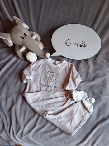 Pyjama grenouillère Garçon 6 mois bébé Made by Mama & Papa Picco Mini