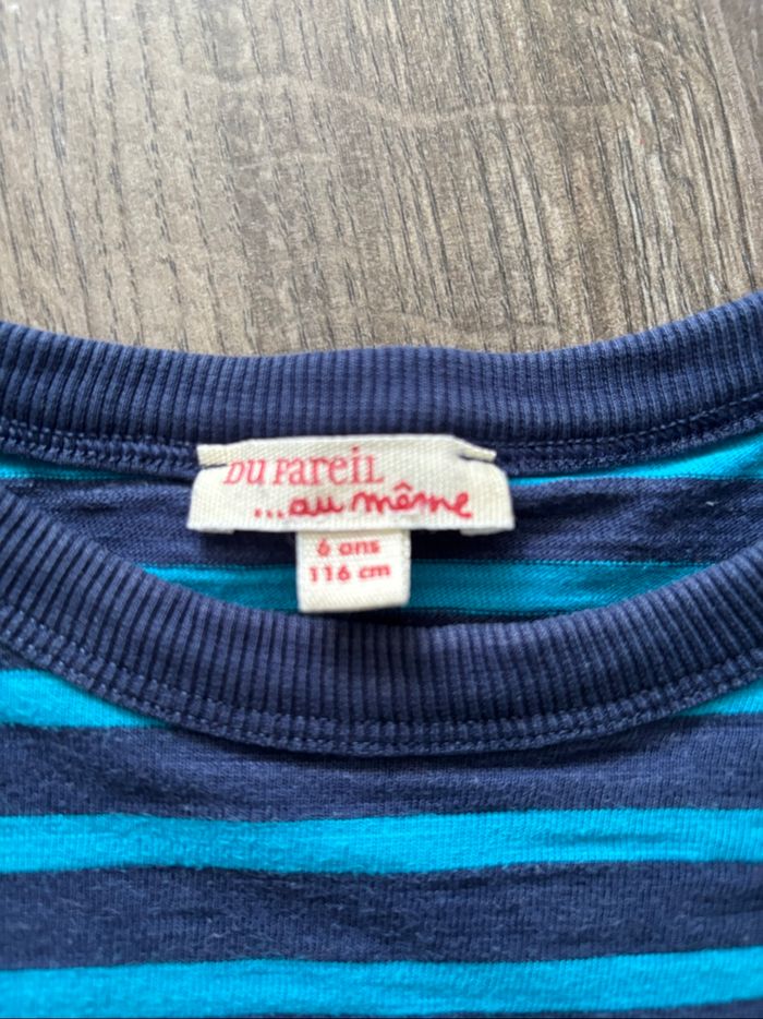 Teeshirt rayé DPAM 6 ans - photo numéro 3