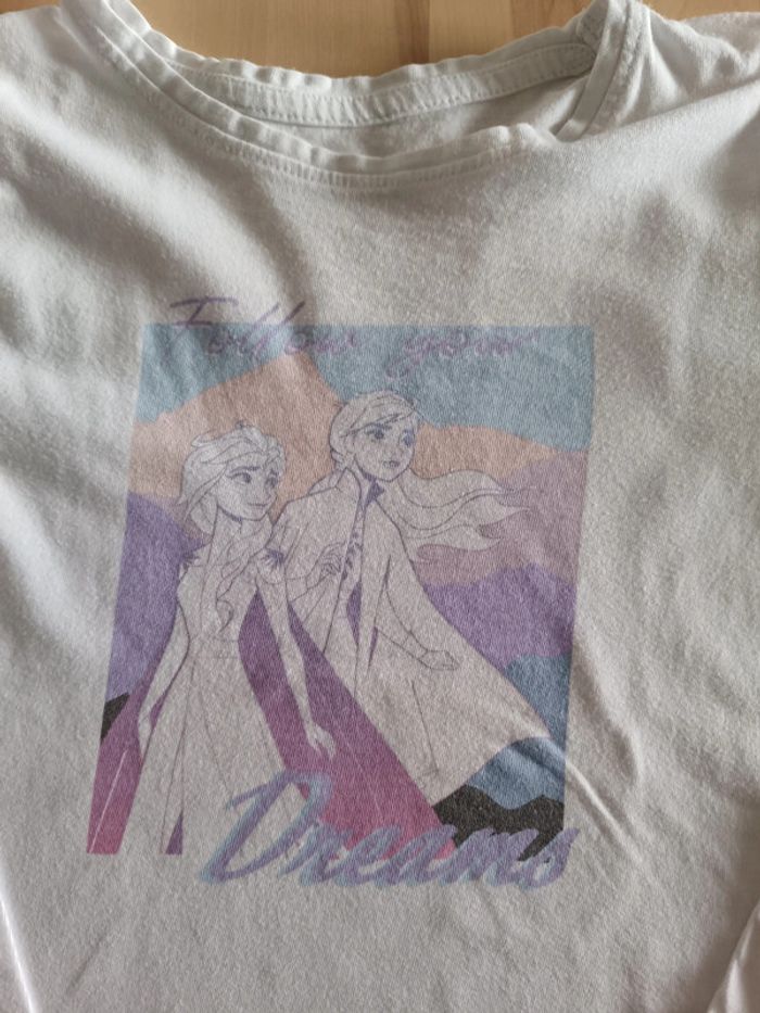 T-shirt manches longues Reine des neiges Frozen 6ans - photo numéro 2