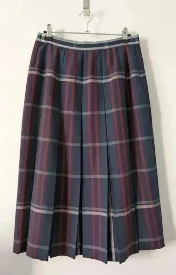 Jupe plissée à carreaux Vintage - Gor Ray - taille M