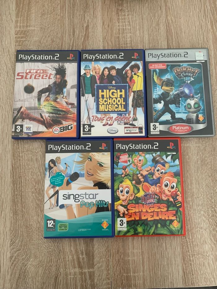 Lot de jeux PS2