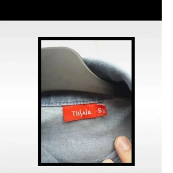 Veste en Jean bleu fille - Taille 10 ans - Tissaia - photo numéro 5