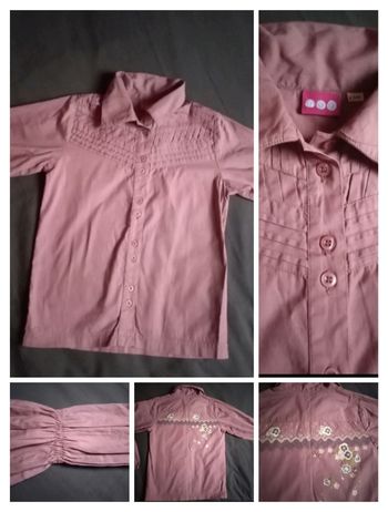 Chemisier avec motif 6 ans