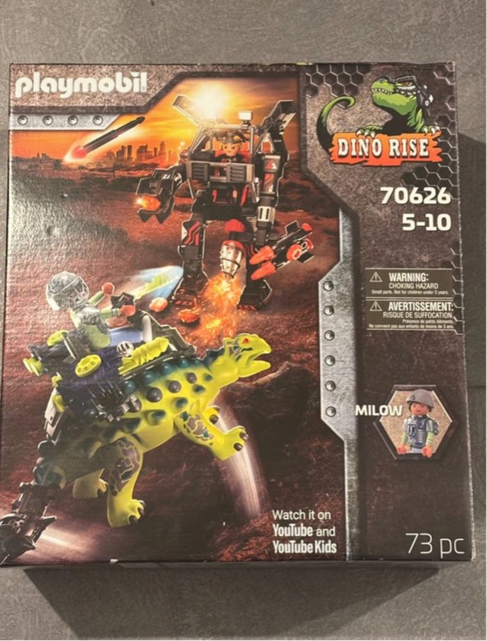 Playmobil 7026 Saichania et Robot Soldat