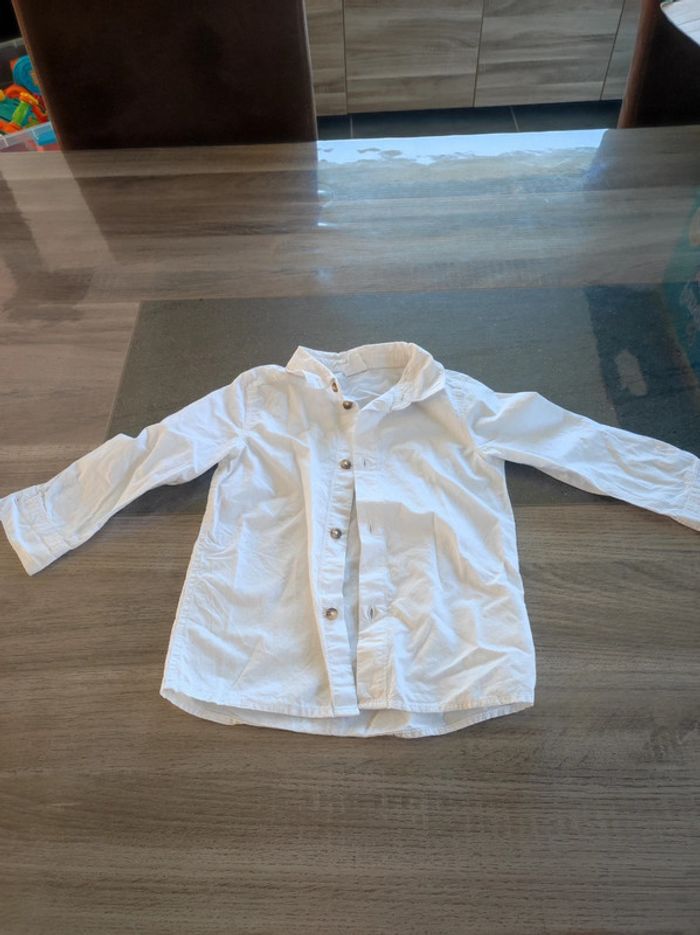 Chemise blanche garçon