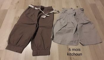 Lot Pantalon- short fille