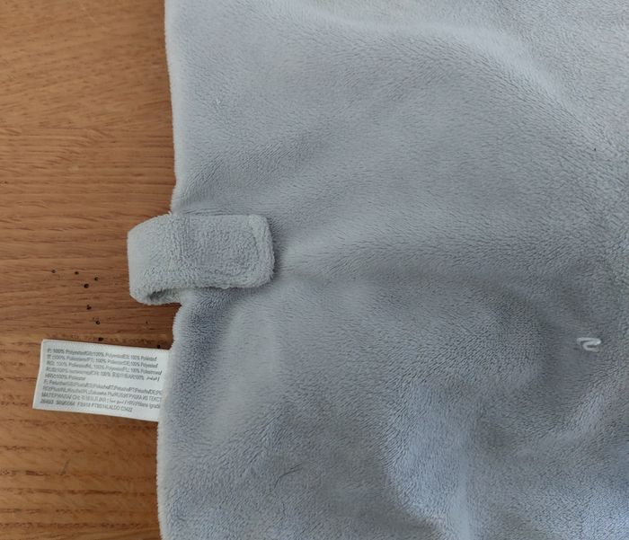 Doudou plat lapin gris et blanc - Simba Toys - photo numéro 5