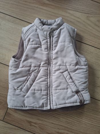 Manteau doudoune sans manches 12 mois garçon