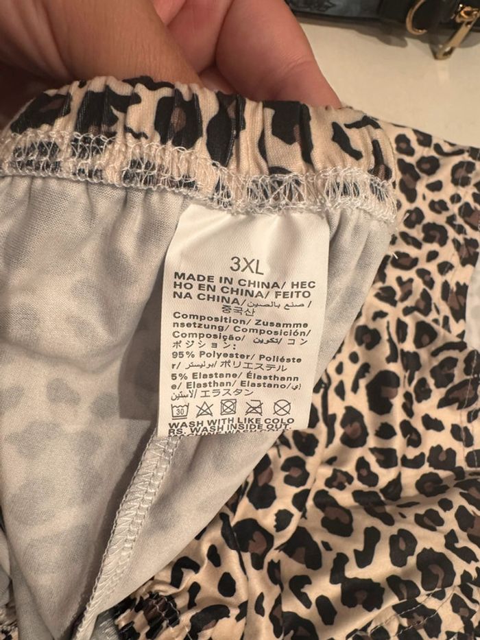 Short de pyjama motif léopard - photo numéro 2