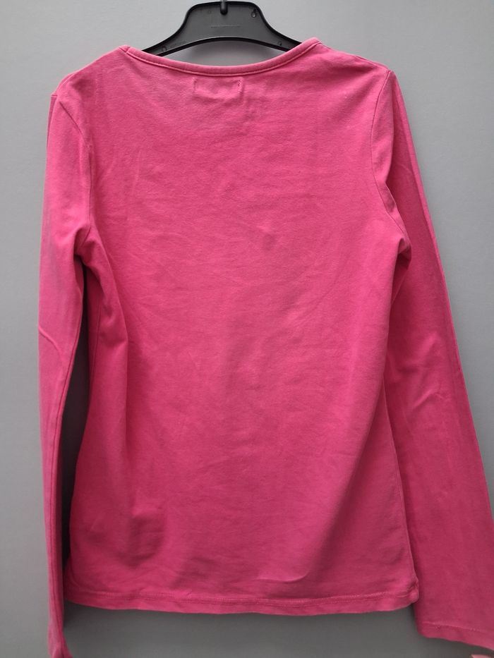 T-shirt rose fuchsia - 10 ans - photo numéro 3