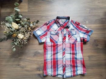 Chemise à carreaux homme