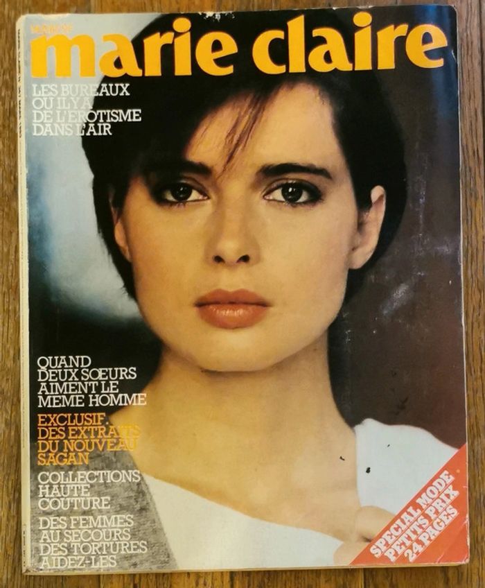 Ancien magazine marie claire 1983 N°367 vintage