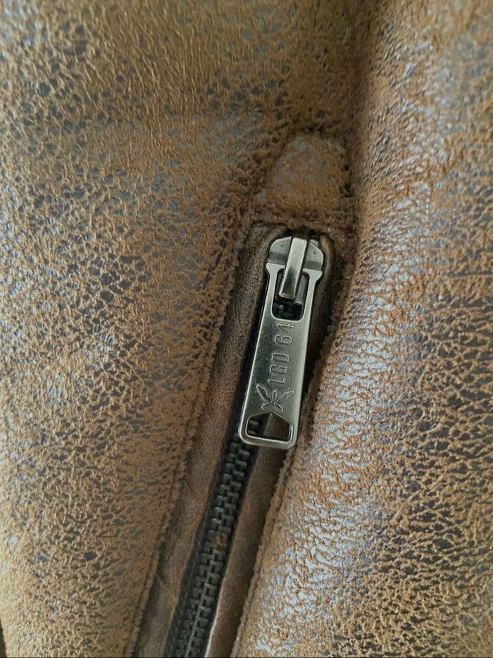 Veste aviateur marron LQD 1964 – doublure sherpa – taille L - photo numéro 4