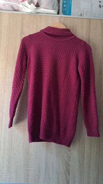 Robe pull violet taille 158 164 cm