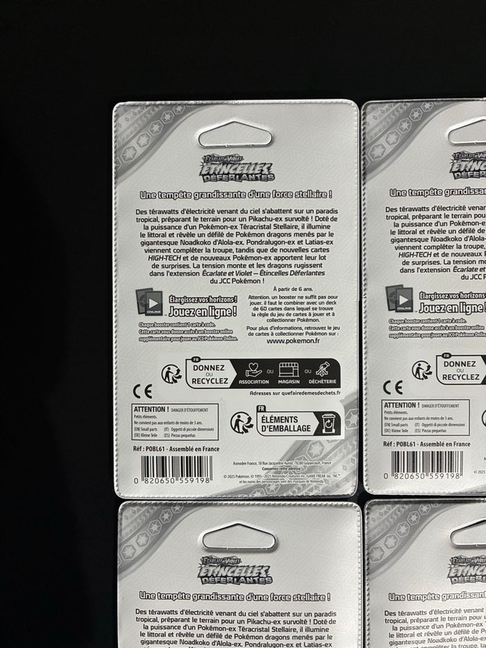 Artset Pokémon EV8 Étincelles Déferlantes avec opercules en Français - photo numéro 7