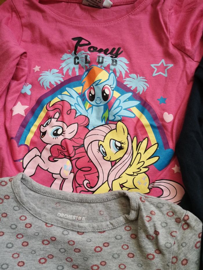 lot 5 t-shirt ML 3 ans - photo numéro 2