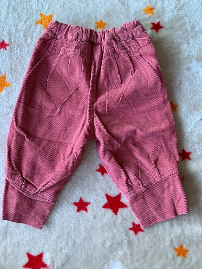 Ensemble Sergent Major Automne-Hiver Vieux Rose & Crème 9 Mois - photo numéro 12